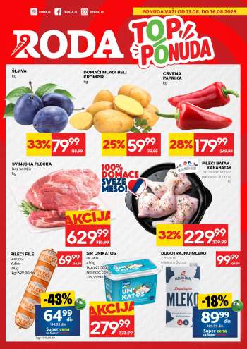 Roda katalog - 13.08.2026 - 16.08.2026.