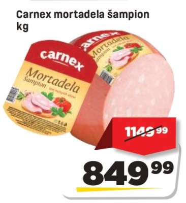 Carnex mortadela šampion kg