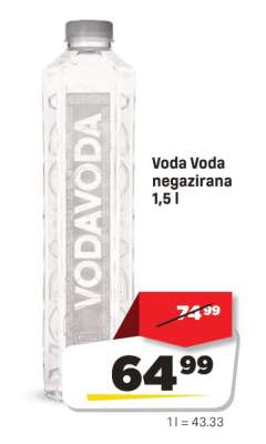 Voda Voda negazirana 1.5 l