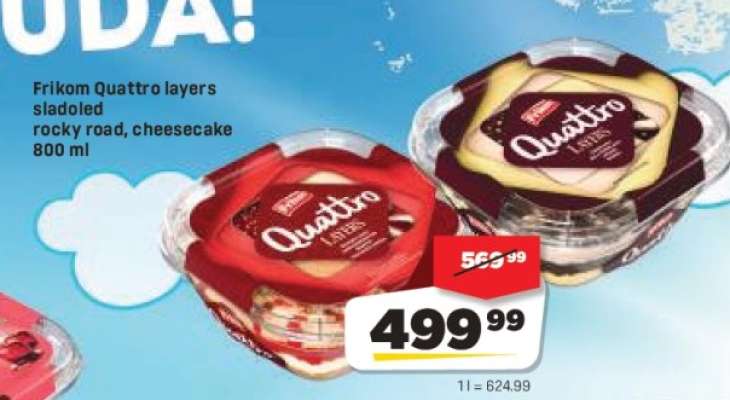 Frikom Quattro layers sladoled