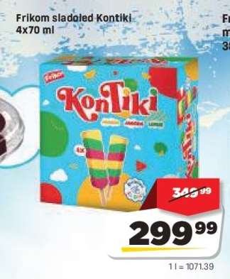 Frikom sladoled Kontiki 4x70 ml