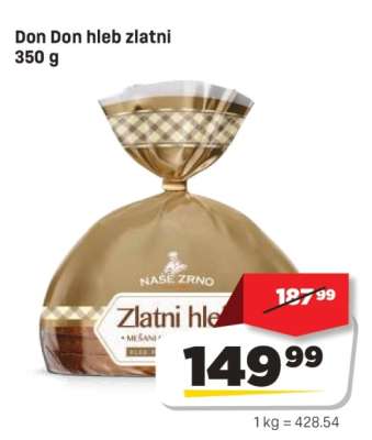 Don Don hleb zlatni 350 g