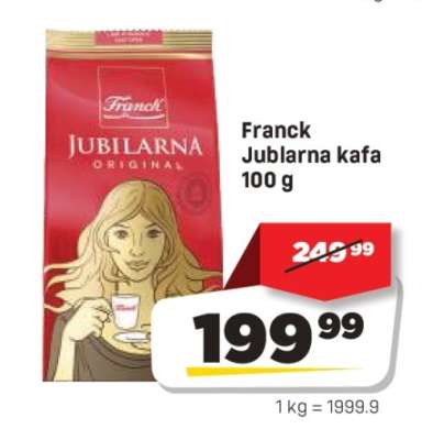 Franck Jubilarna kafa 100 g