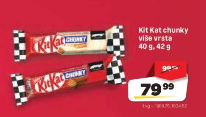 Kit Kat chunky više vrsta