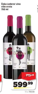 Čoka Lederer vino više vrsta