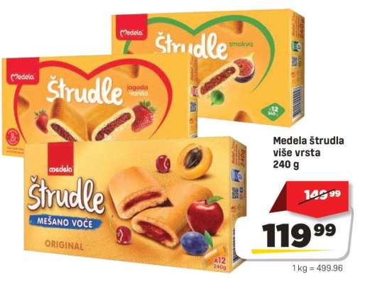Medela Štrudla Više vrsta