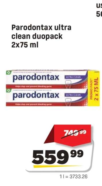 Parodontax ultra clean duopack 2x75 ml
