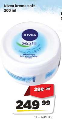 Nivea krema soft 200 ml
