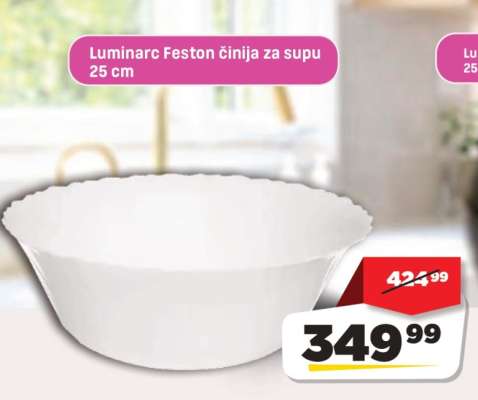 Luminarc Feston činija za supu 25 cm