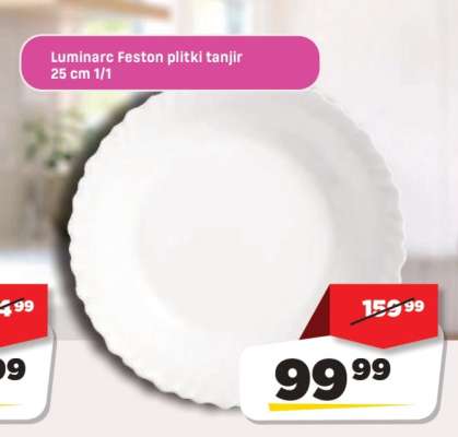 Luminarc Feston plitki tanjir 25 cm 1/1