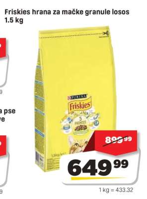 Friskies hrana za mačke granule losos 1.5 kg