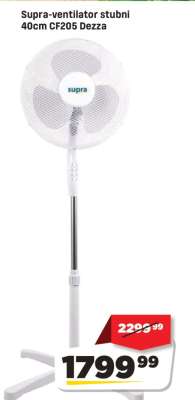 Supra-ventilator stubni 40cm CF205 Dezza