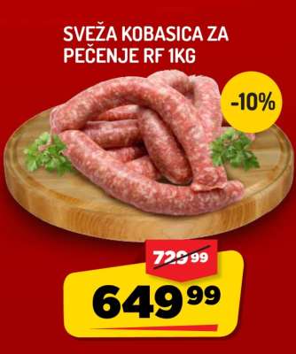 SVEŽA KOBASICA ZA PEČENJE RF 1kg