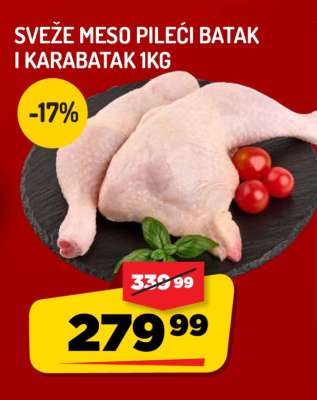 Svěže maso Pilecí Batak i Karabatak 1kg