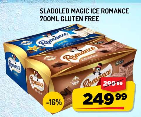 Sladoled Magic Ice Romance 700ml Gluten Free