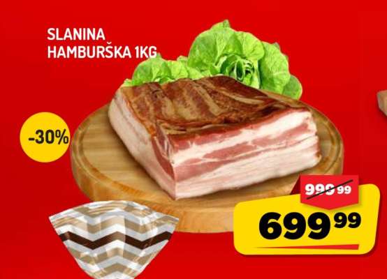 SLANINA HAMBURŠKA 1kg