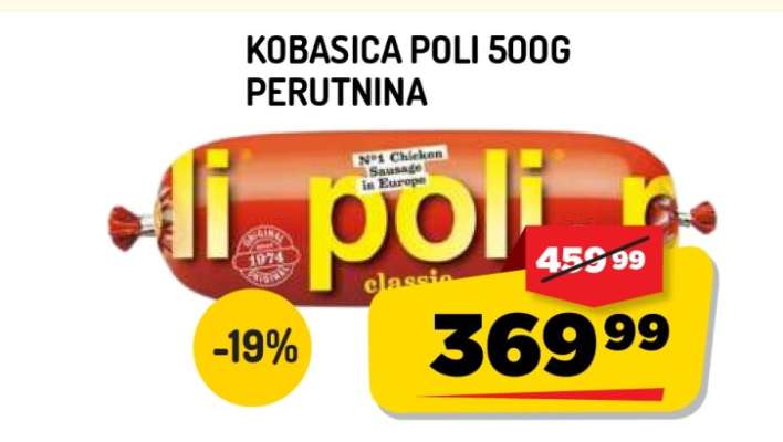 Kobasica Poli 500g Perutnina
