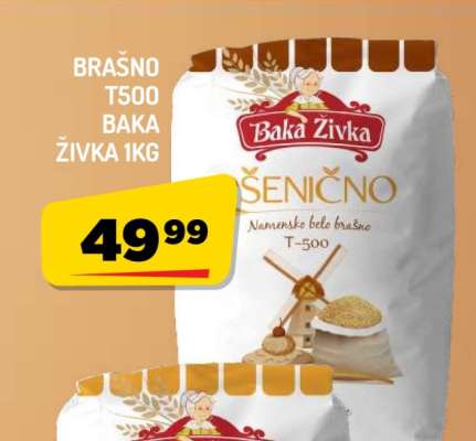 Brašno T500 Baka Živka 1kg