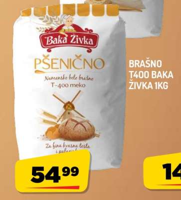 Brašno T400 Baka Živka 1kg