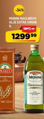 Monini Maslinovo Ulje Extra Virgin 1L