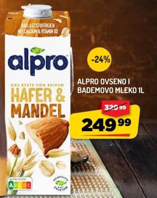 ALPRO OVSENO I BADEMOVO MLEKO 1L
