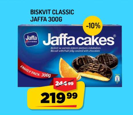 Biskvit Classic Jaffa 300g