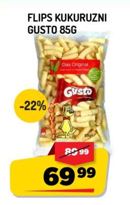 FLIPS KUKURUZNI GUSTO 85g