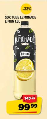 Sok Tube Lemonade Limun 1.5L