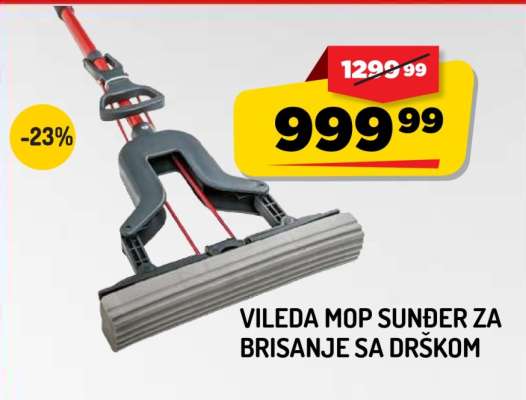 Vileda mop sunđer za brisanje sa drškom
