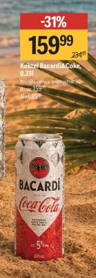 Koktel Bacardi&Coke, 0.25l