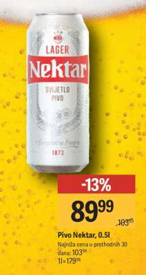 Pivo Nektar 0,5l