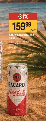 Koktel Bacardi&Coke, 0.25l
