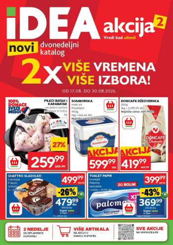 Idea katalog - 17.08.2026 - 30.08.2026.