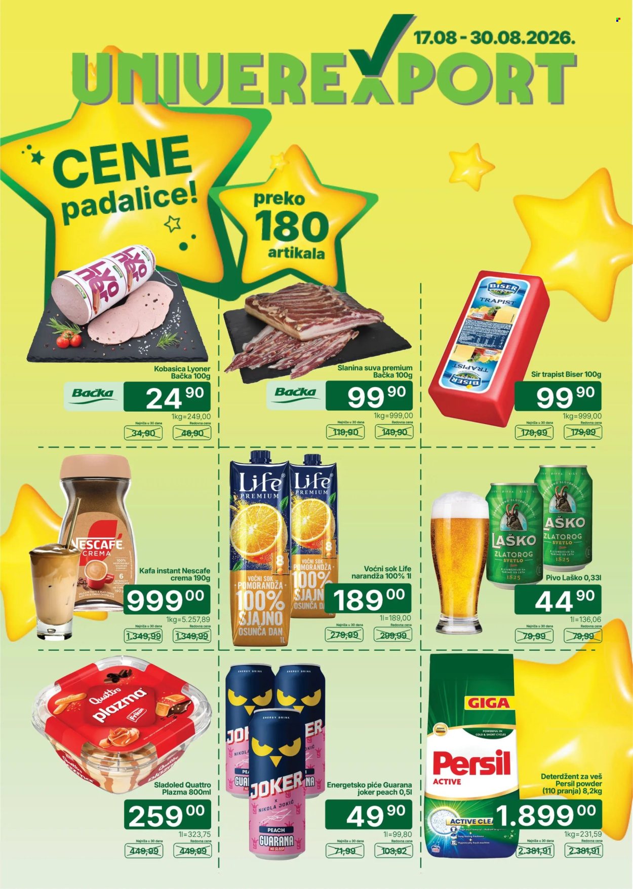 Univerexport katalog - 17.08.2026 - 30.08.2026. Stranica 1