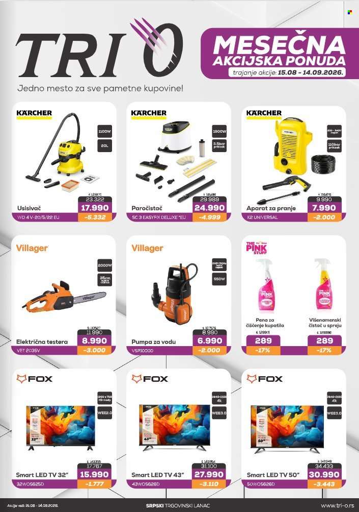 Tri O katalog - 15.08.2026 - 14.09.2026.
