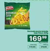 Smrznuto povrće boranija žuta Frikom 400g