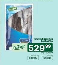 Zmražená ošlič hek Baš Baš 1kg