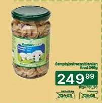 Šampinjoni rezani Bonlin food 340g