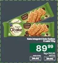 Keks integralni čoko Optimo O cake 115g