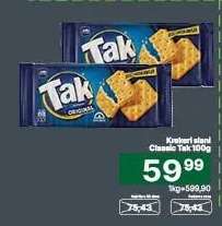 Krekeri slani classic Tak 100g