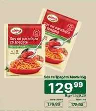 Sos za špagete Aleva 85g