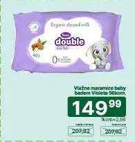 Vlažne maramice baby badem Violeta 56kom.
