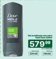 Gel za tuširanje men extra fresh Dove 400ml