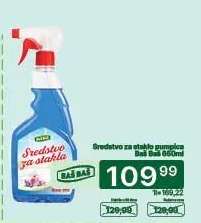 Sredstvo za staklo pumpica Baš Baš 650ml