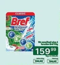 WC osvěžovač pine 4 function Bref 50g