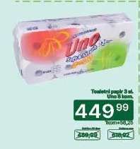 Toaletní papír 3 vl. Uno 8 kom.