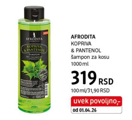 AFRODITA KOPRIVA & PANTENOL