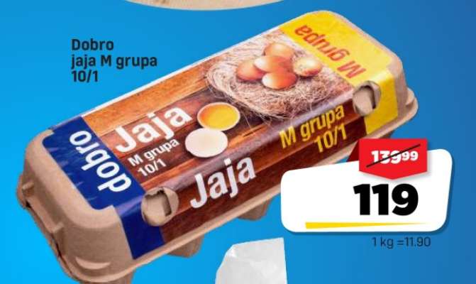 Dobro jaja M grupa 10/1