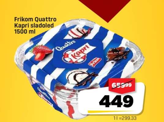 Frikom Quattro Kapri Sladoled