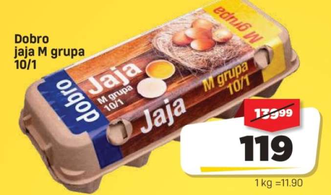 Dobro jaja M grupa 10/1